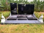 Stone tombstone