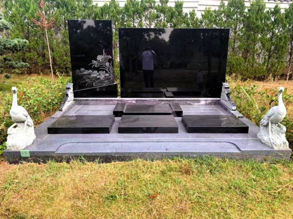 Stone tombstone