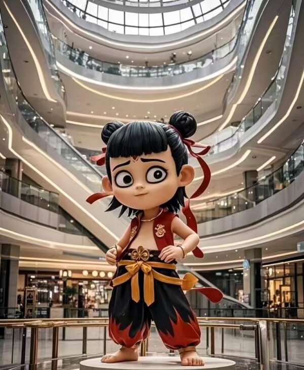 Nezha sculpture