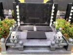 Stone tombstone
