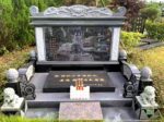 Stone tombstone
