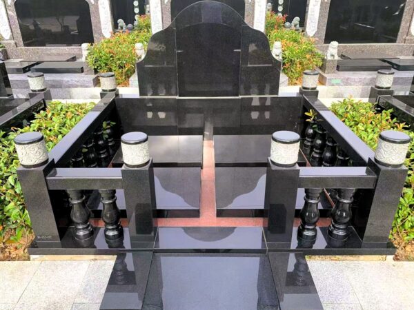 Stone tombstone