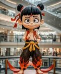 Nezha sculpture