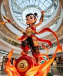 Nezha sculpture