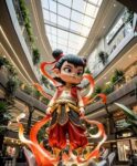 Nezha sculpture