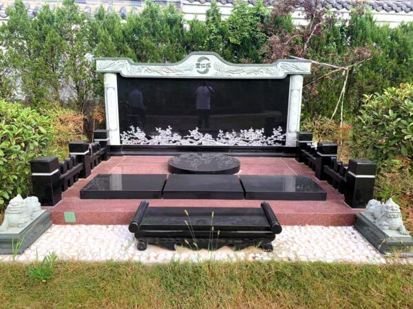 Stone tombstone