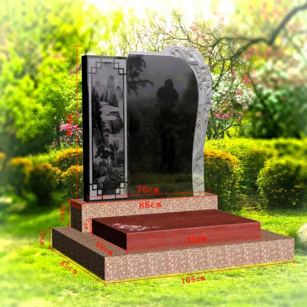 Stone tombstone