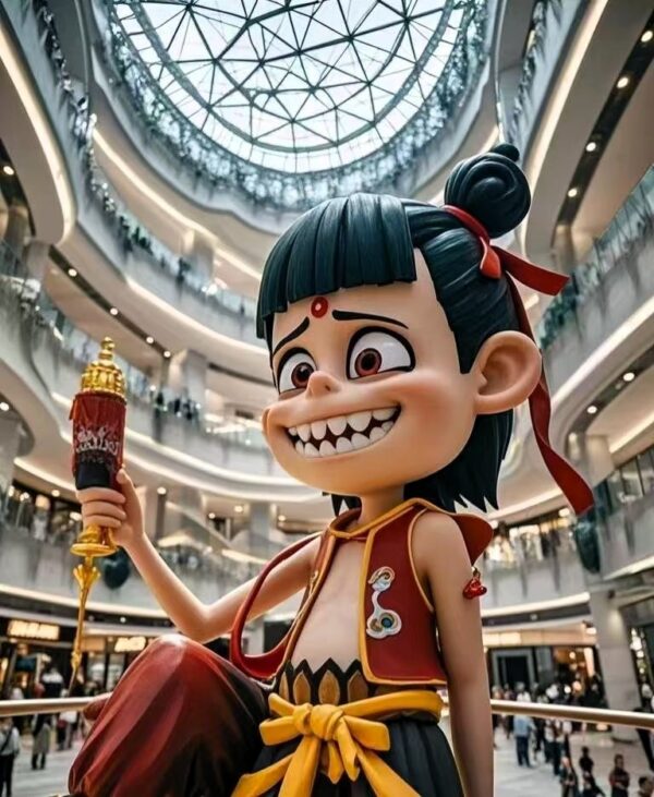 Nezha sculpture