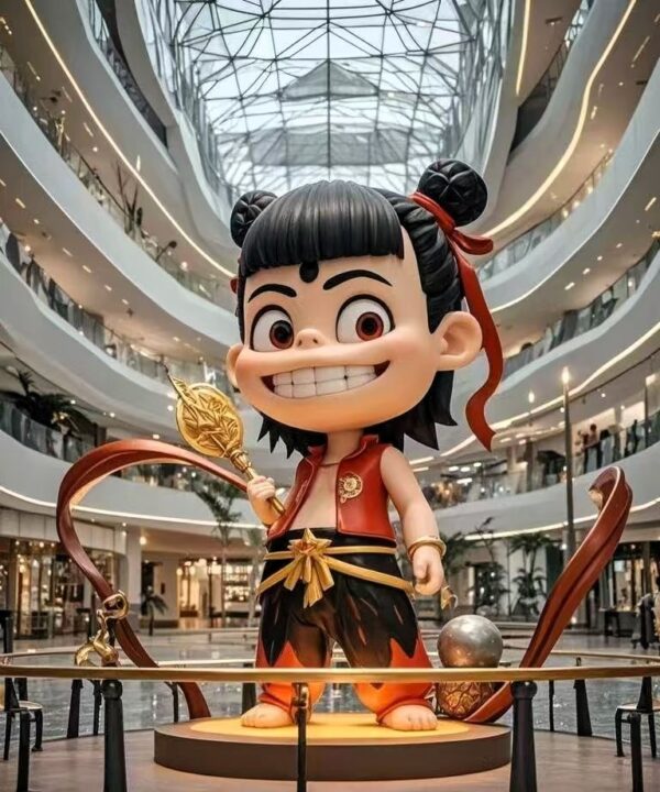 Nezha sculpture